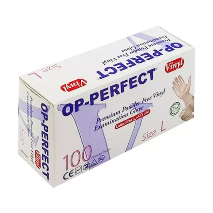 خرید دستکش وینیل حریر op-perfect + قیمت عالی